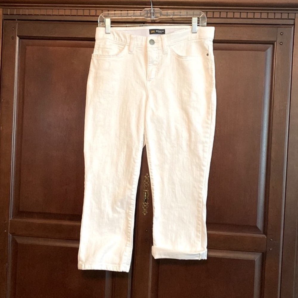 White Lee Capri Jeans